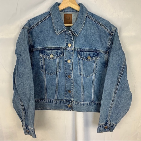 GAP oversized Dolman Denim Icon Jacket - Picture 5 of 9